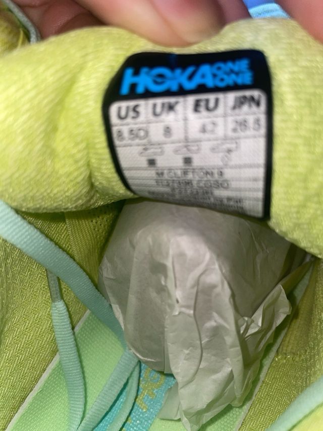 Hoka Clifton 9 Zapatillas Running Amarillo