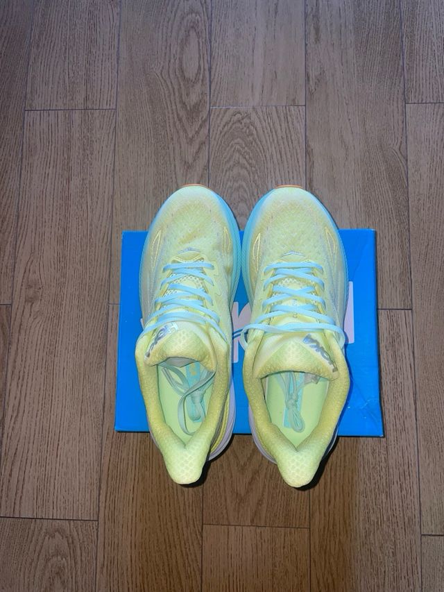 Hoka Clifton 9 Zapatillas Running Amarillo