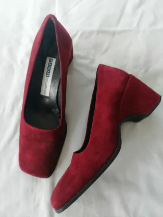 Zapatos de ante Casas Col. Leccio Talla 37