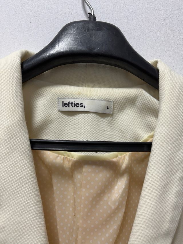 Chaqueta Lefties Beige Mujer