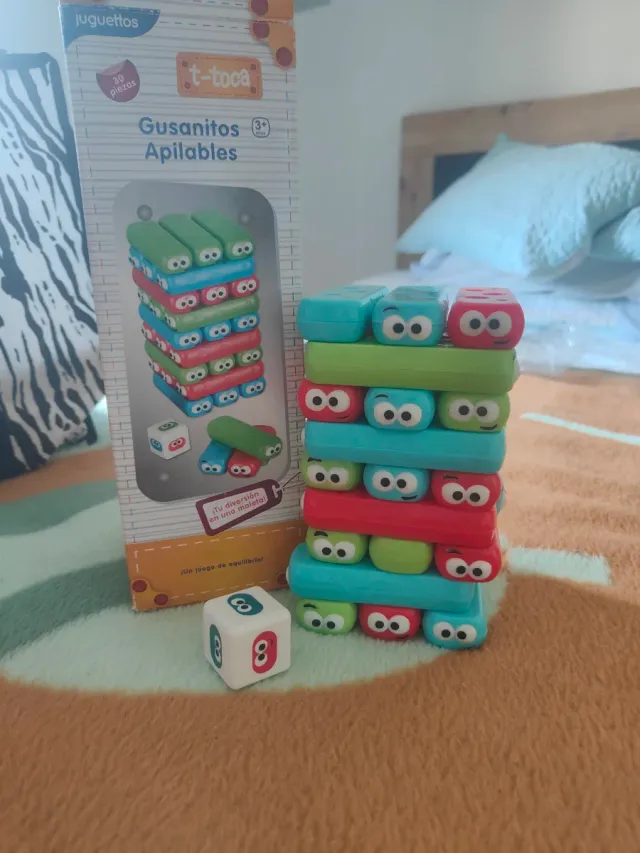 Juego Gusanitos Apilables T-Toca
