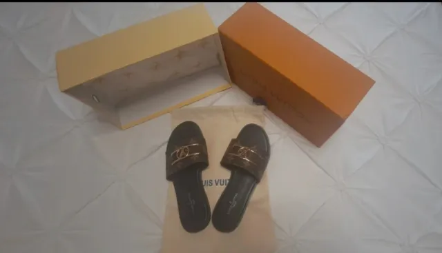 Chanclas Louis Vuitton Monogram Lock It