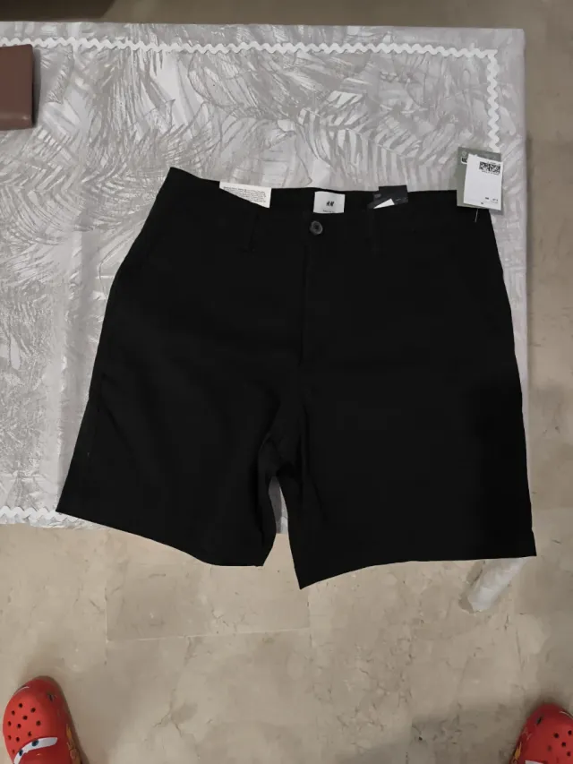 Bermudas H&M Negras Talla [Talla]