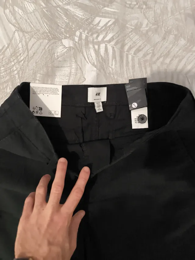 Bermudas H&M Negras Talla [Talla]
