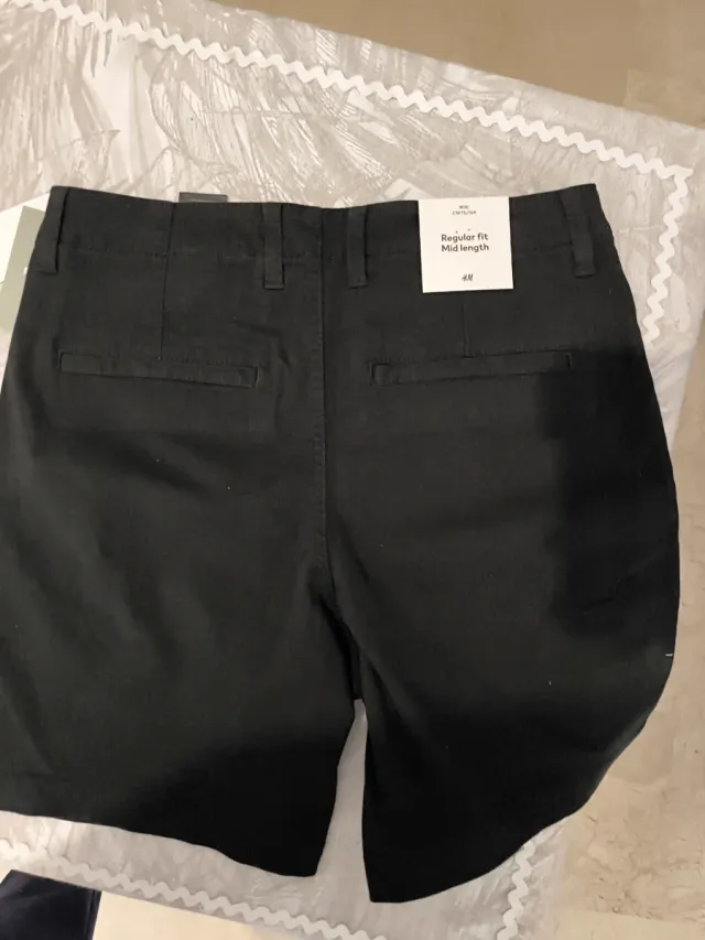 Bermudas H&M Negras Talla [Talla]