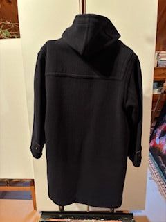 Trenca Lana y Cachemira Azul Marino