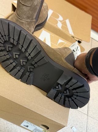 Botas Chelsea Zara Hombre Talla 42 Marrones