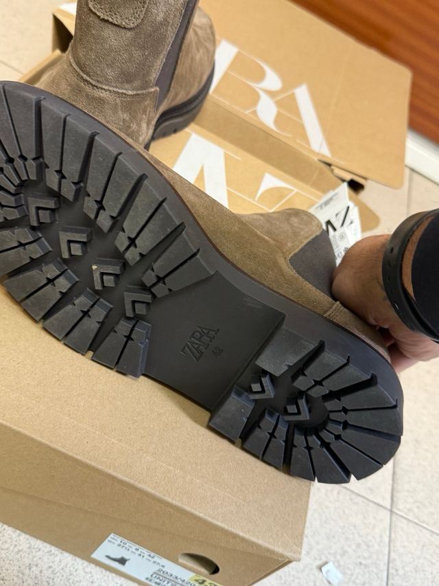 Botas Chelsea Zara Hombre Talla 42 Marrones