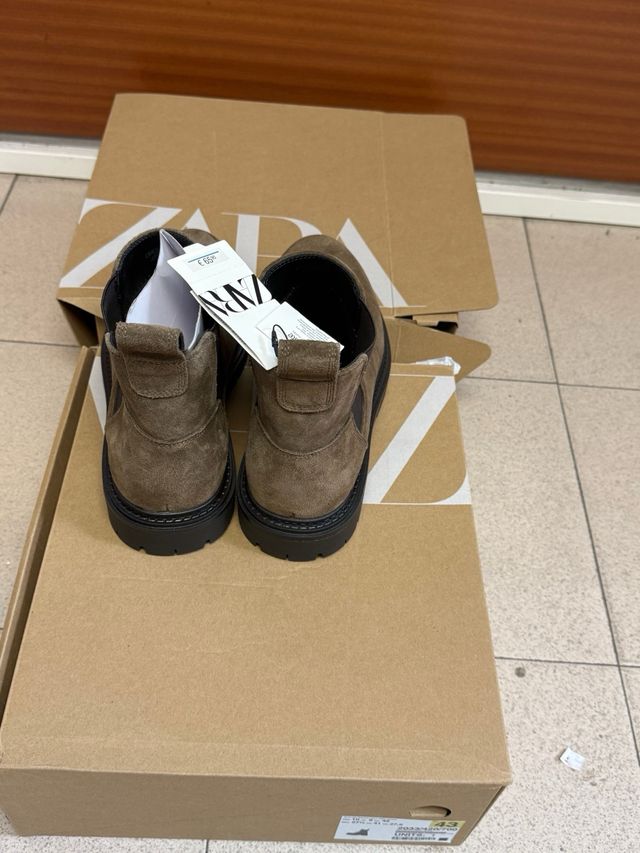 Botas Chelsea Zara Hombre Talla 42 Marrones