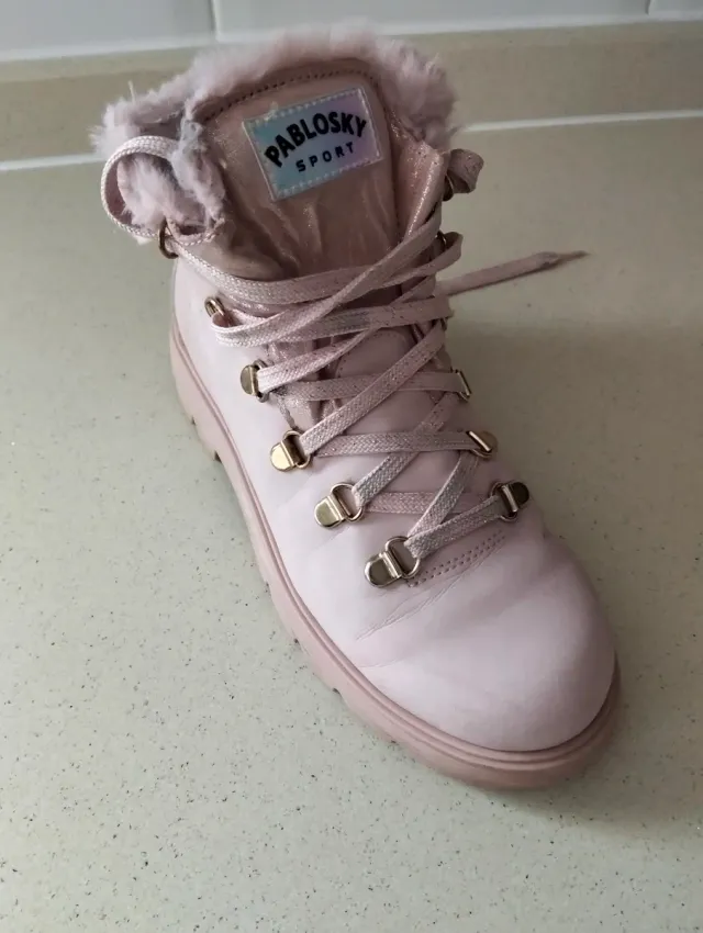 Botas niña Pablosky rosa