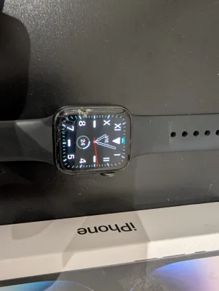 iPhone 14 Pro Space Gray + appl watch 2 (pantalla