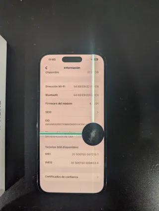 iPhone 14 Pro Space Gray + appl watch 2 (pantalla