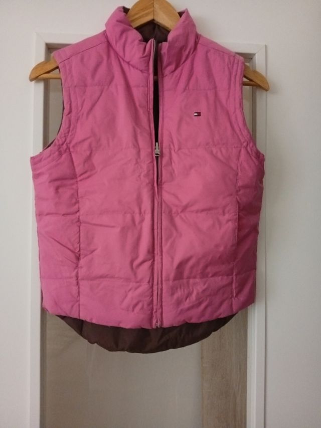 Chaleco reversible, Rosa/marron Tommy Hilfiger