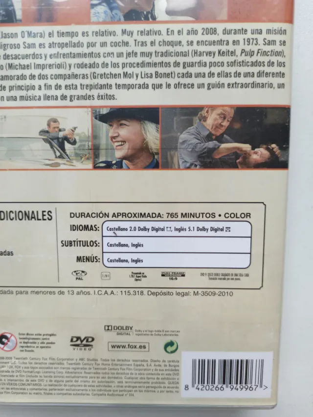 DVD Life on Mars Serie Completa