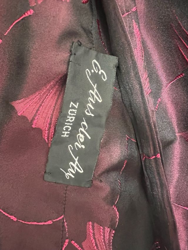 Chal largo piel auténtica Aus der Au Zürich