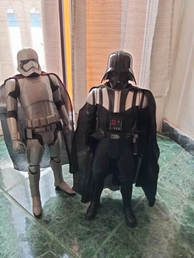 Personaggi Star Wars Darth Vader e Stormtrooper