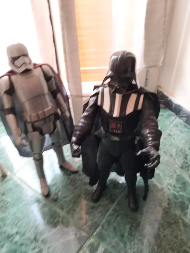 Personaggi Star Wars Darth Vader e Stormtrooper