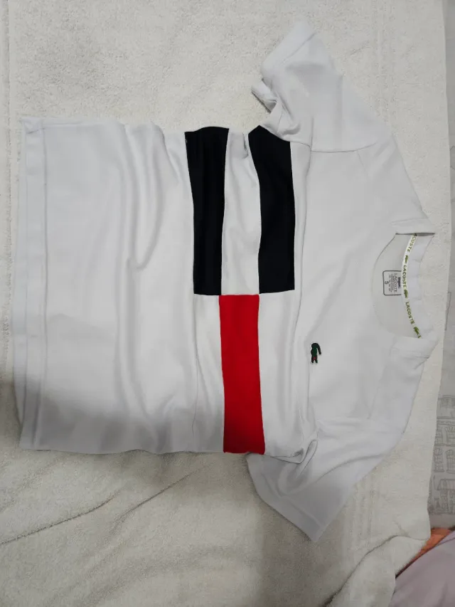 Camiseta Lacoste Talla S Rayas