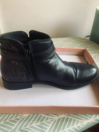 Stivaletti neri con strass donna