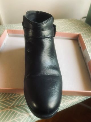 Stivaletti neri con strass donna