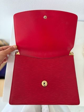 Bolso Louis Vuitton Grenelle Rojo Original