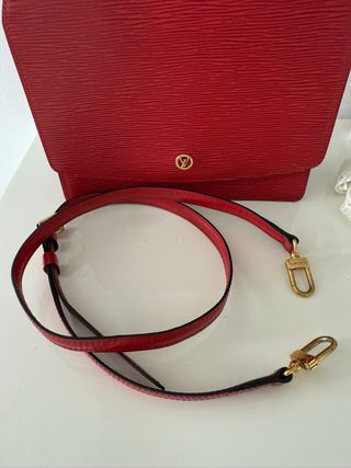 Bolso Louis Vuitton Grenelle Rojo Original