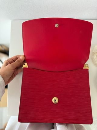 Bolso Louis Vuitton Grenelle Rojo Original