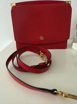 Bolso Louis Vuitton Grenelle Rojo Original