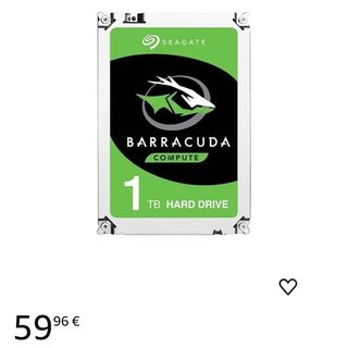 Disco Duro Seagate Barracuda 1TB