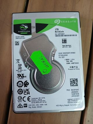 Disco Duro Seagate Barracuda 1TB