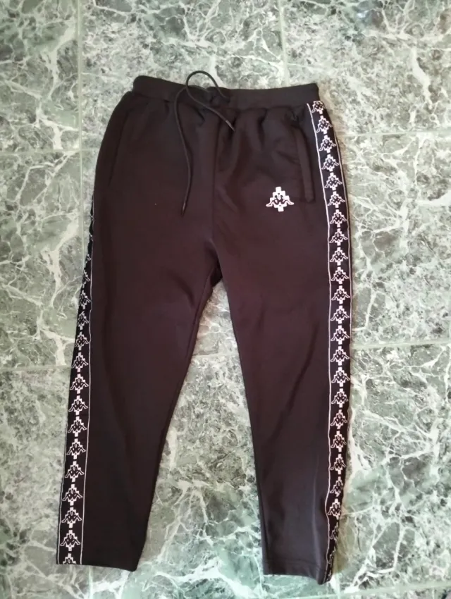 Pantaloni tuta Kappa Marcelo Burlon neri