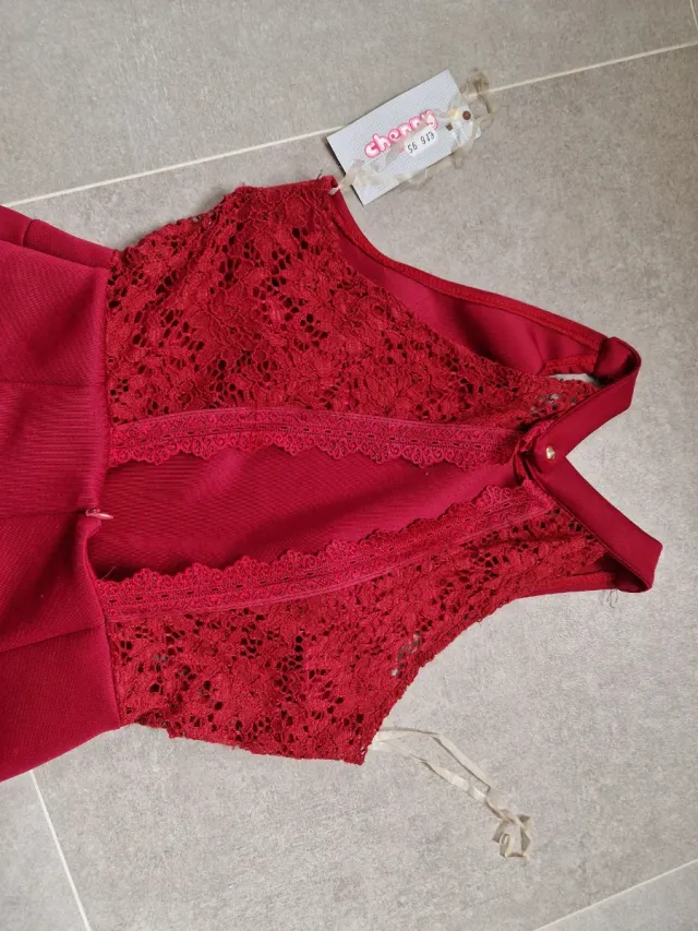 Mono fiesta rojo talla M