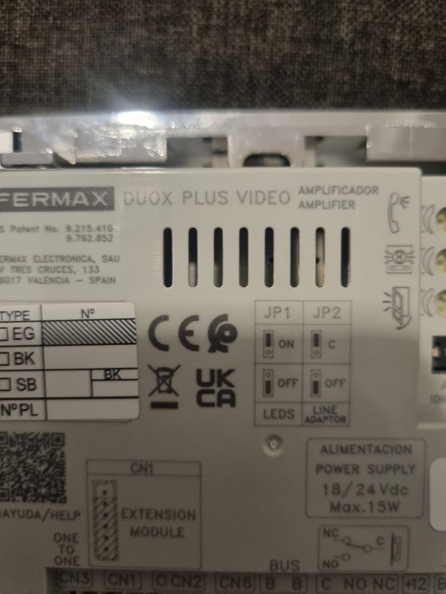 Placa Fermax Veo Duox Plus