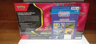 Mega Lucario EX Box con statuina Pokemon