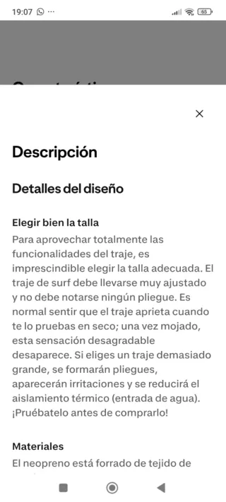 Neopreno niño 5-6 años