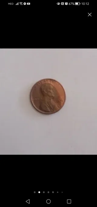 Moeda 1 Centavo Abraham Lincoln 1978