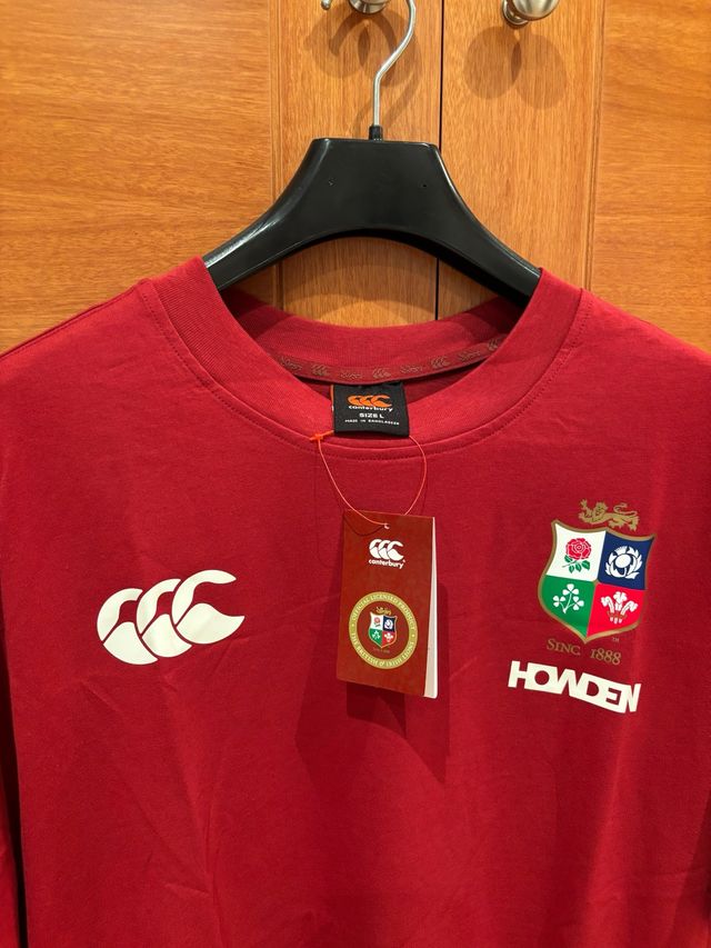 British Lions Rugby Camiseta Oficial Talla M/L