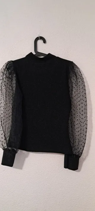 Blusa elegante New Collection negra