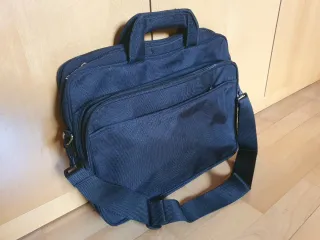 Maletín Lona Negro para Portátil y Oficina