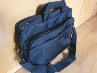 Maletín Lona Negro para Portátil y Oficina