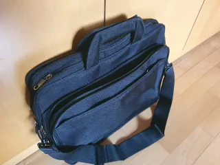 Maletín Lona Negro para Portátil y Oficina