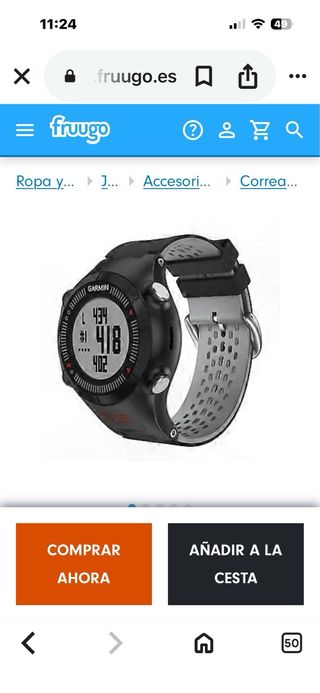 Garmin Approach S3 GPS Reloj Golf correa rota  7eu