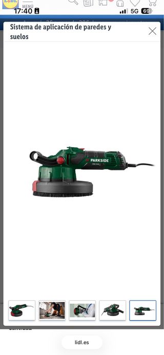 Sistema aplicación paredes y suelos