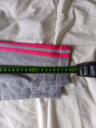 Mallas Adidas niña gris y rosa  Talla 13/14 años