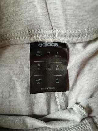 Mallas Adidas niña gris y rosa  Talla 13/14 años