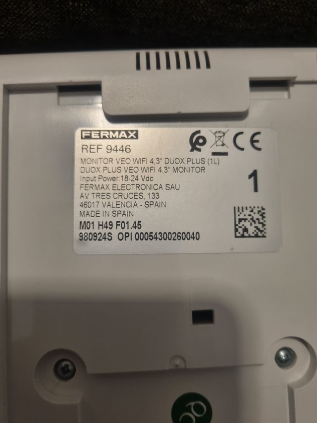 Monitor Fermax Veo Duox Plus WiFi