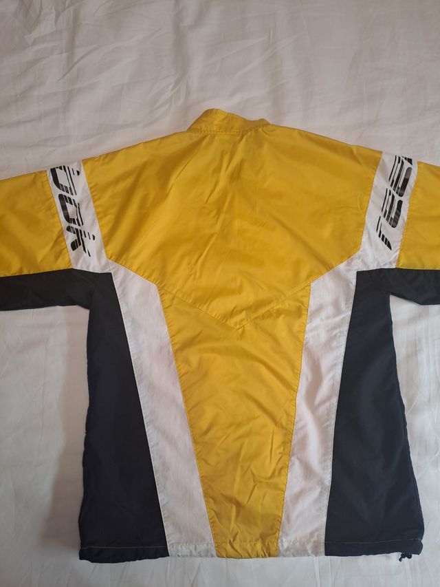 Chaqueta Reebok Deportiva Amarilla/Blanca/Negra