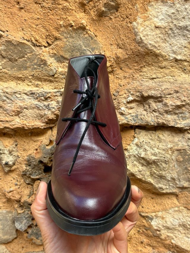 Botines Lili Mill Talla 40 Burdeos