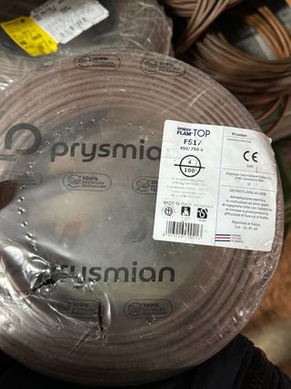 cavo unipolare MARRONE 4 mm da 100 mt