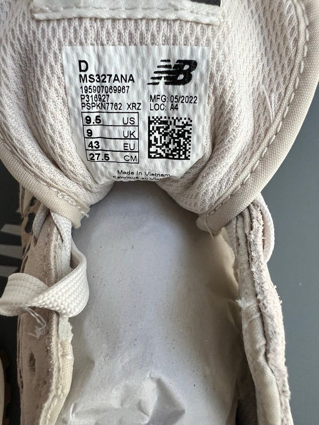 New Balance 327 Talla 43 Leopardo